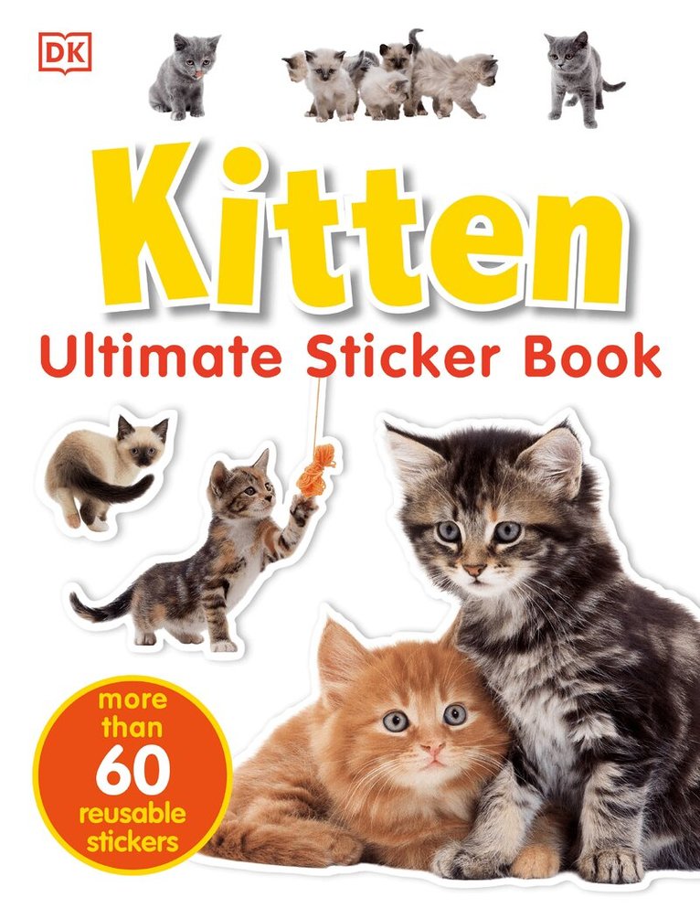 DK - Ultimate Sticker Book: Kitten, Häftad