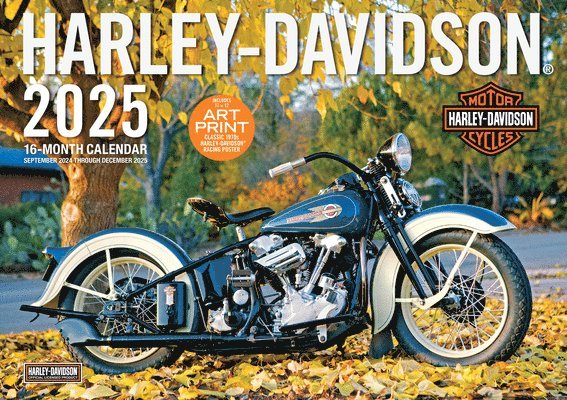 Harley-Davidson 17x12 2025 : 16-Month Calendar--September 2024 through December 2025, Övrigt