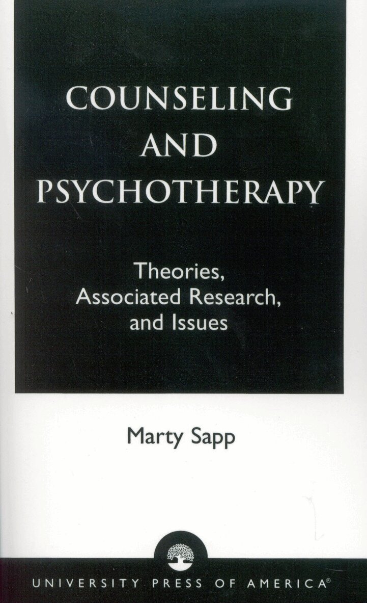 Marty Sapp - Counseling and Psychotherapy, Häftad. Tillgänglighet: Lägg i varukorg