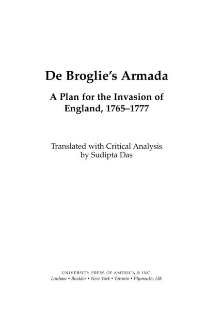Sudipta Das - De Broglie's Armada, E-bok