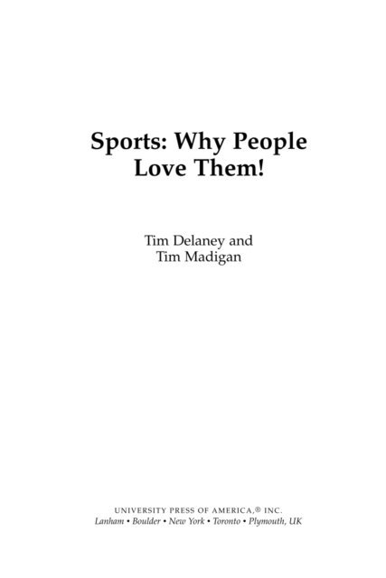 Tim Delaney, Tim Madigan - Sports, E-bok