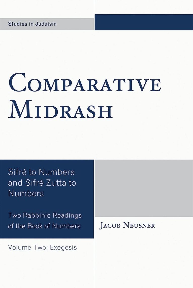 Jacob Neusner - Comparative Midrash, Häftad