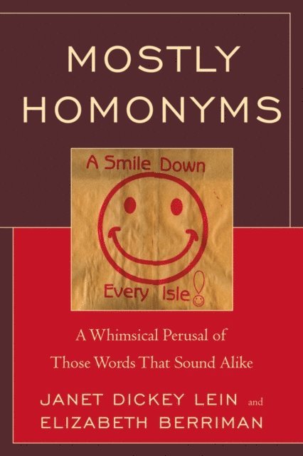 Janet Dickey Lein, Elizabeth Berriman - Mostly Homonyms, E-bok. Tillgänglighet: Lägg i varukorg