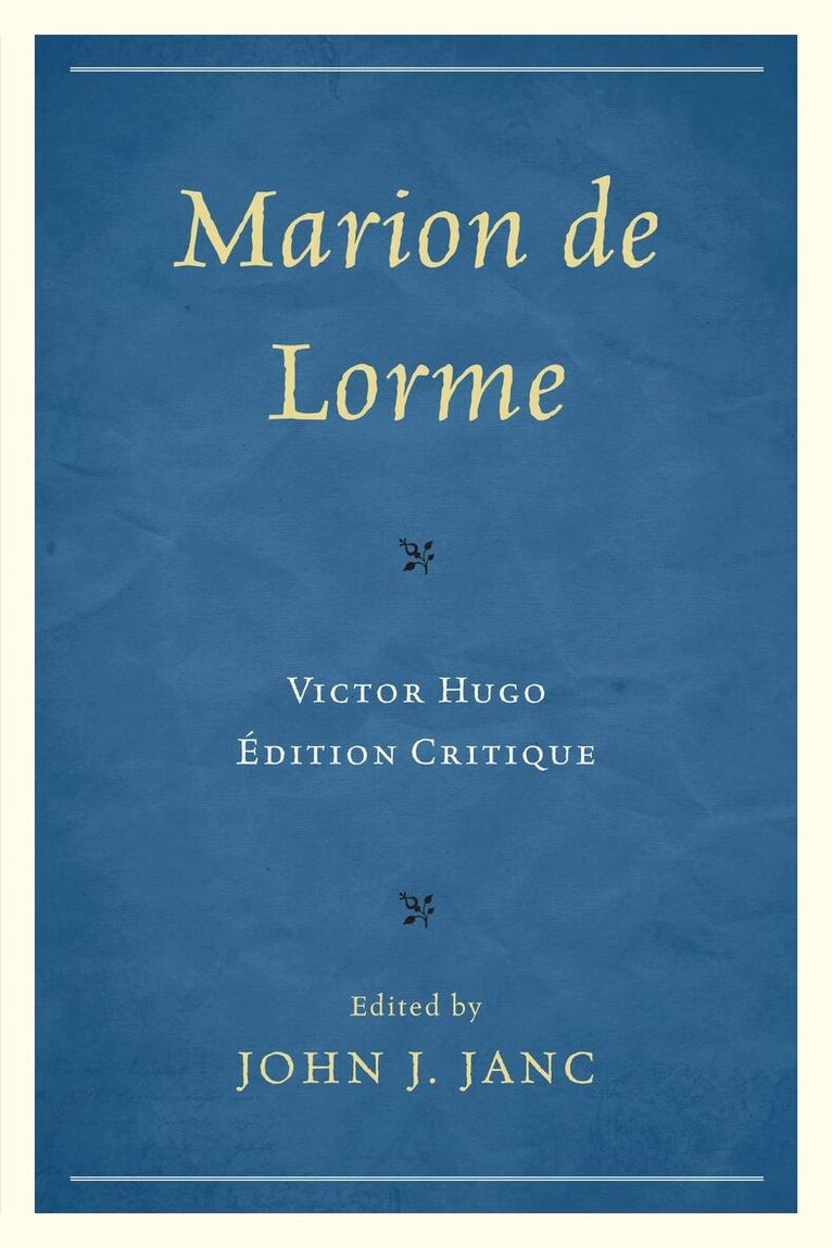 John J. Janc - Marion de Lorme, Häftad. Tillgänglighet: Lägg i varukorg