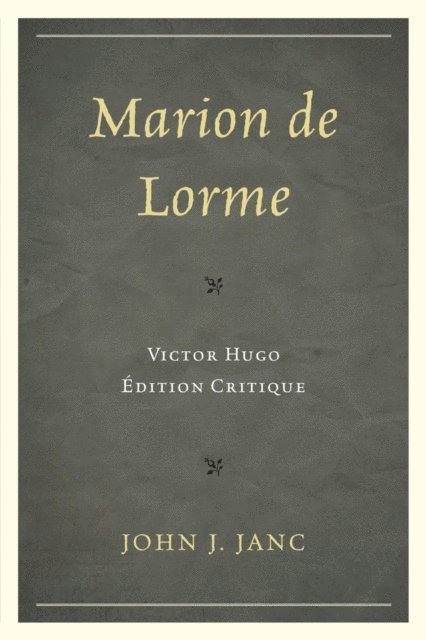 John J. Janc - Marion de Lorme, E-bok. Tillgänglighet: Lägg i varukorg