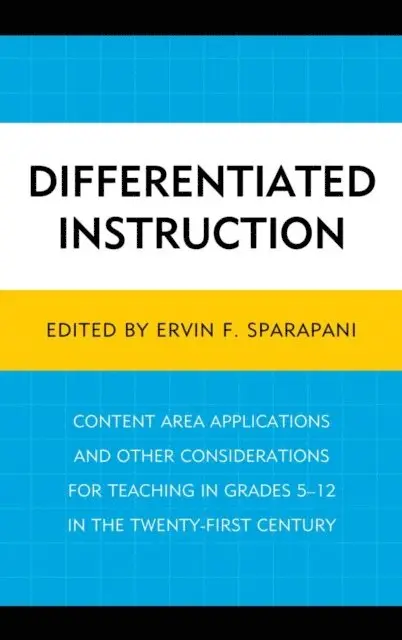 Ervin F. Sparapani - Differentiated Instruction, E-bok. Tillgänglighet: Lägg i varukorg