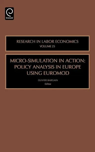 Olivier Bargain - Micro-Simulation in Action, Inbunden