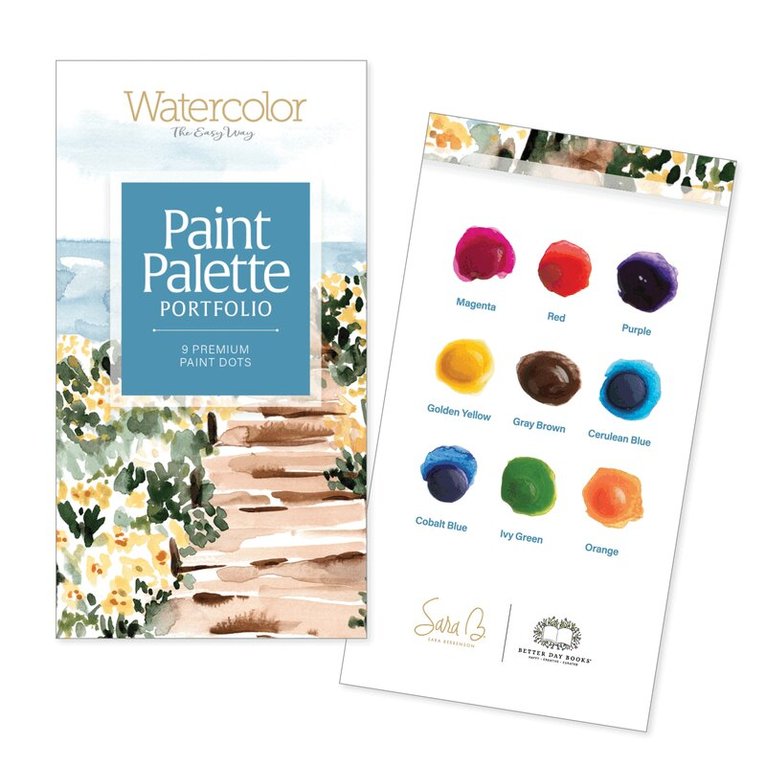 Sara Berrenson - Watercolor the Easy Way Paint Palette Portfolio Coastal, Häftad. Tillgänglighet: Lägg i varukorg