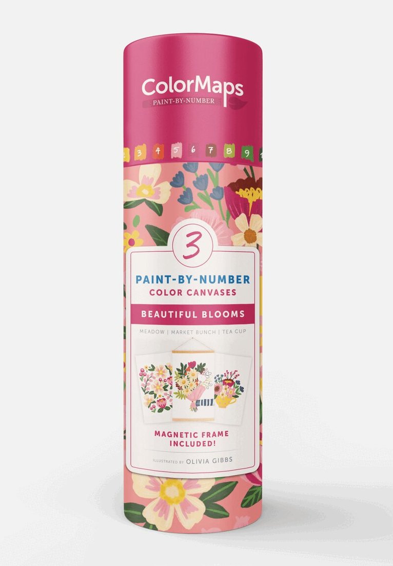Olivia Gibbs - ColorMaps Paint-by-Number Beautiful Blooms. Tillgänglighet: Lägg i varukorg