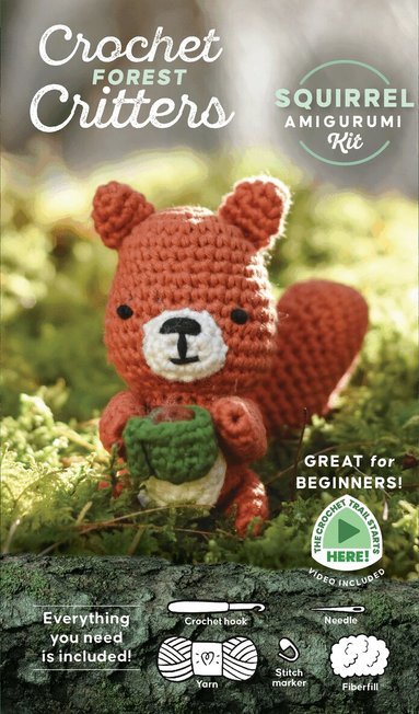 Ltd. Schiffer Publishing - Crochet Forest Critters Amigurumi Kit Squirrel, Övrigt