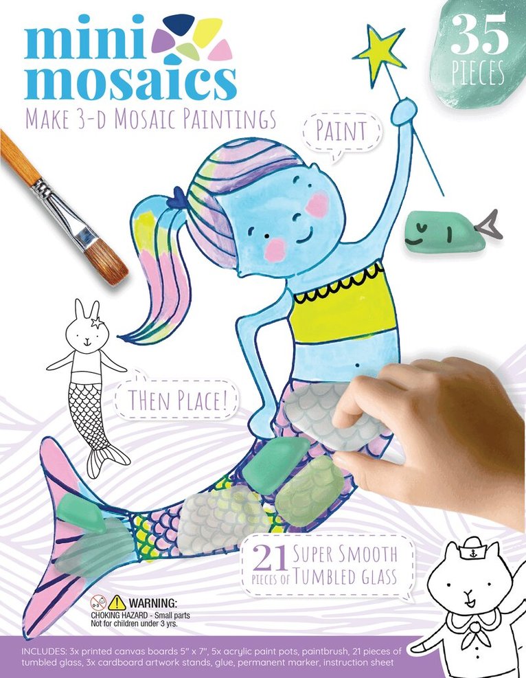 Ashley Regina Lucas - Mini Mosaics Whimsical Sea Friends. Tillgänglighet: Lägg i varukorg
