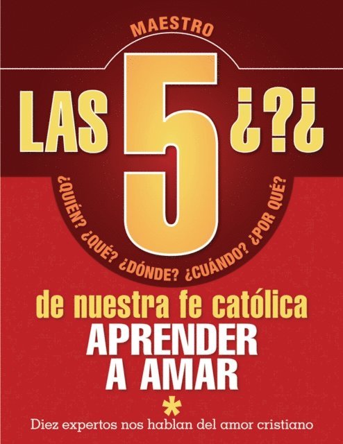 Redemptorist Pastoral Publication - Las 5 preguntas amor M Aprender a ama, E-bok