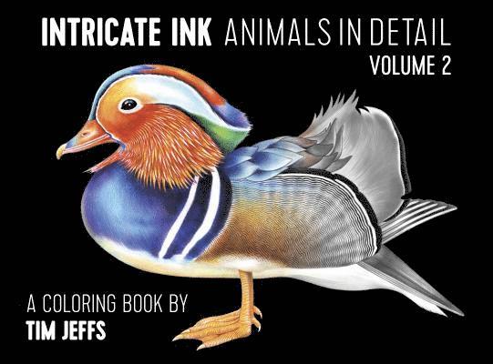 Intricate Ink Animals in Detail Vol. 2 a Coloring Book by Tim Jeffs, Häftad