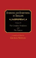 Everyone and Everything in Trollope: v. 1-4