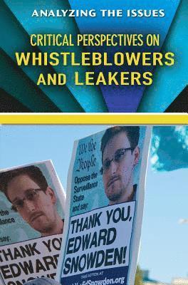 Rita Santos - Critical Perspectives on Whistleblowers and Leakers, Inbunden
