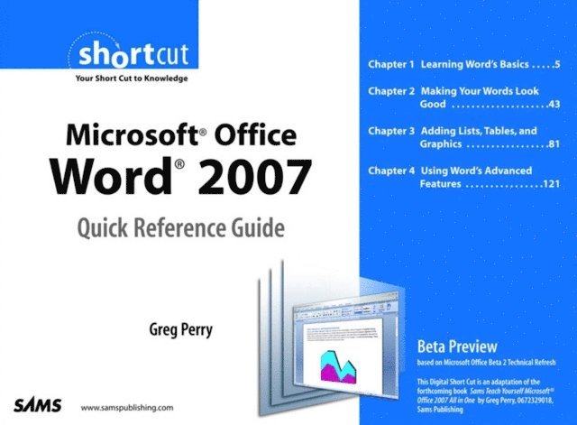 Greg Perry - Microsoft Office Word 2007 Quick Reference Guide, E-bok