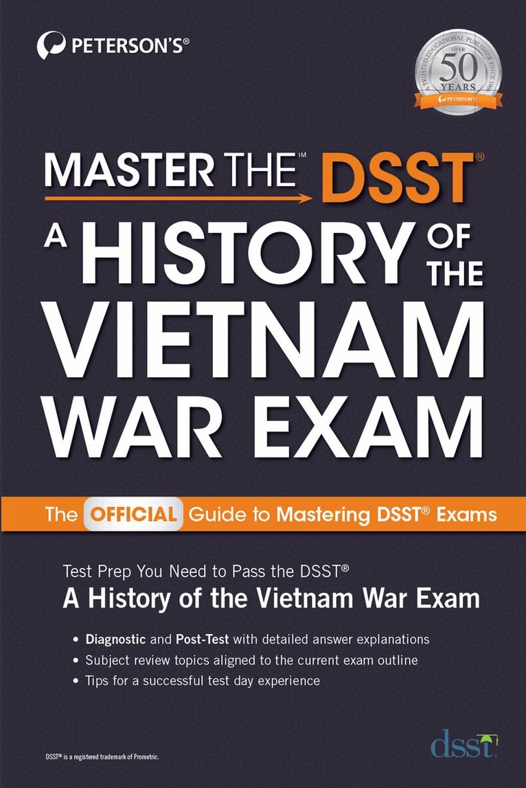 Peterson's - Master the DSST A History of the Vietnam War Exam, Häftad