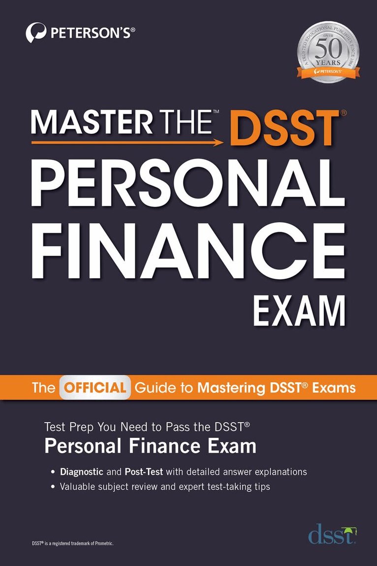 Peterson's - Master the DSST Personal Finance Exam, Häftad