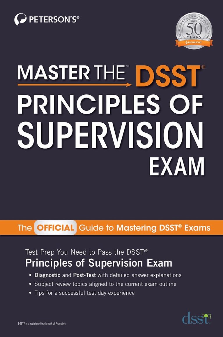 Peterson's - Master the DSST Principles of Supervision, Häftad