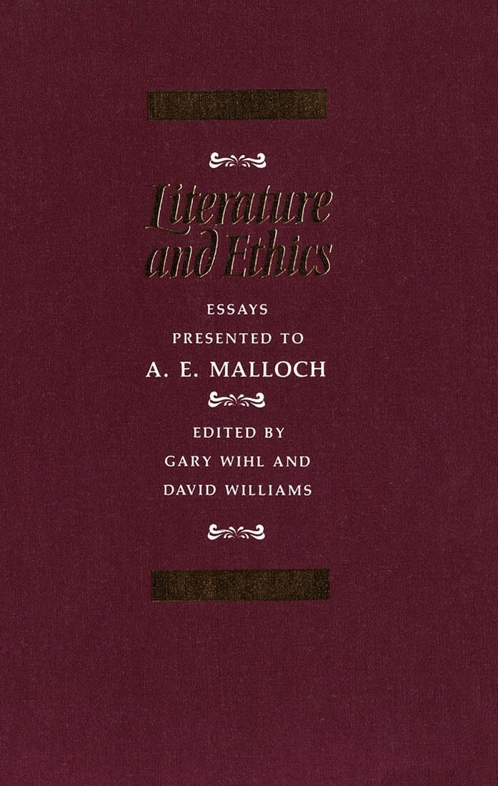 Gary Wihl, David A. Williams - Literature and Ethics, Inbunden. Tillgänglighet: Tillfälligt slut