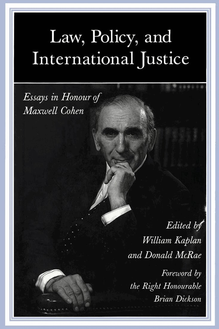 William Kaplan, Donald McRae - Law, Policy, and International Justice, Inbunden. Tillgänglighet: Tillfälligt slut