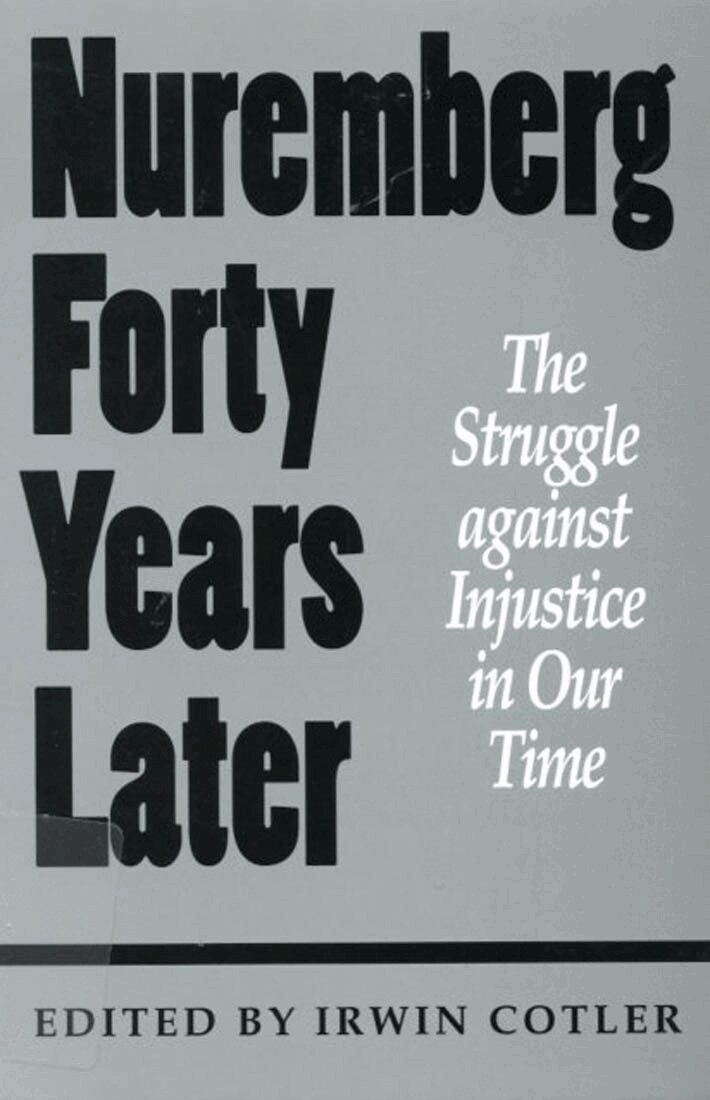 Irwin Cotler - Nuremberg Forty Years Later, Häftad. Tillgänglighet: Tillfälligt slut