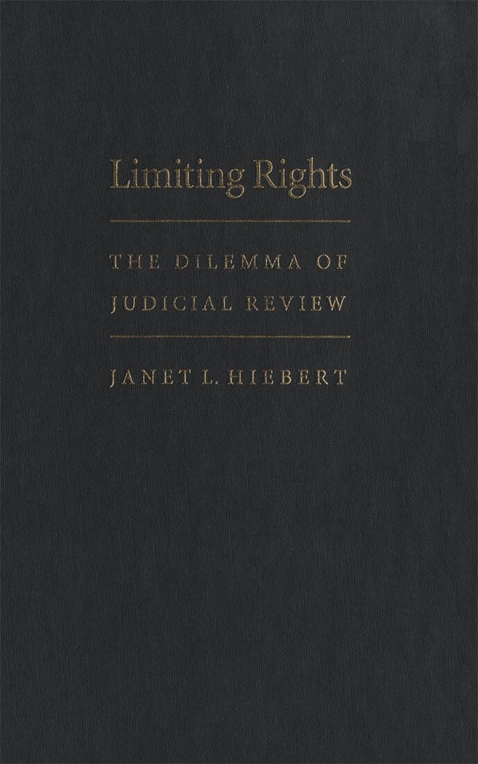Janet L. Hiebert - Limiting Rights, Häftad. Tillgänglighet: Tillfälligt slut