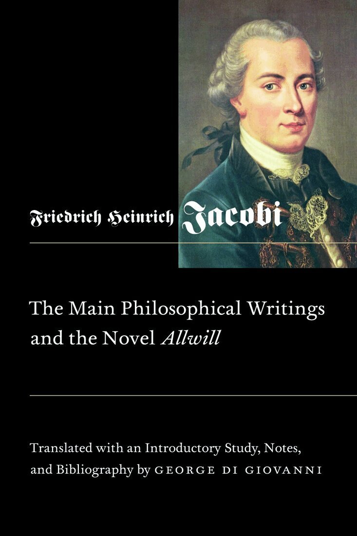 Friedrich Heinrich Jacobi, George di Giovanni - Main Philosophical Writings and the Novel Allwill, Häftad. Tillgänglighet: Tillfälligt slut