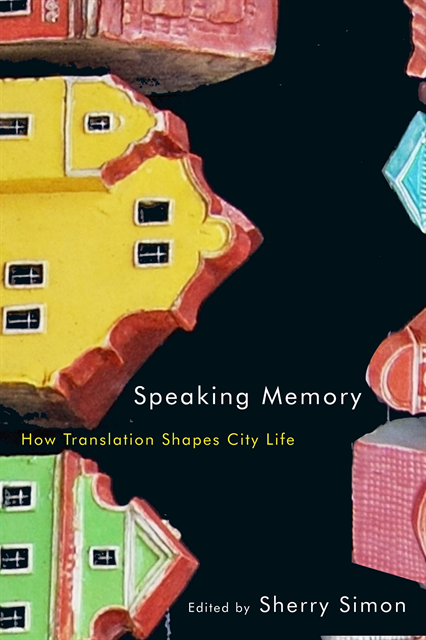 Sherry Simon - Speaking Memory, E-bok