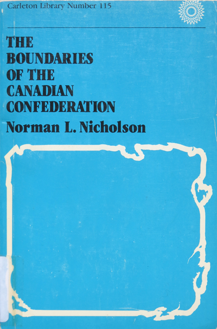 Norman Nicholson - Boundaries of the Canadian Confederation, E-bok