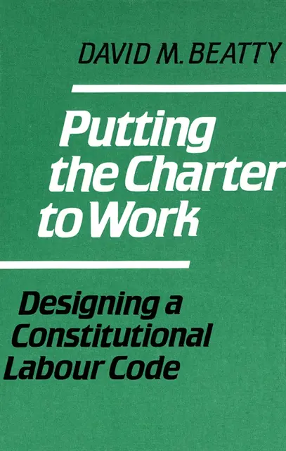 David M. Beatty - Putting the Charter to Work, E-bok. Tillgänglighet: Lägg i varukorg