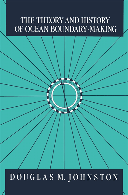 Douglas M. Johnston - Theory and History of Ocean Boundary-Making, E-bok