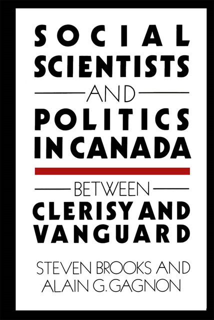 Alain-G. Gagnon, Stephen Brooks - Social Scientists and Politics in Canada, E-bok