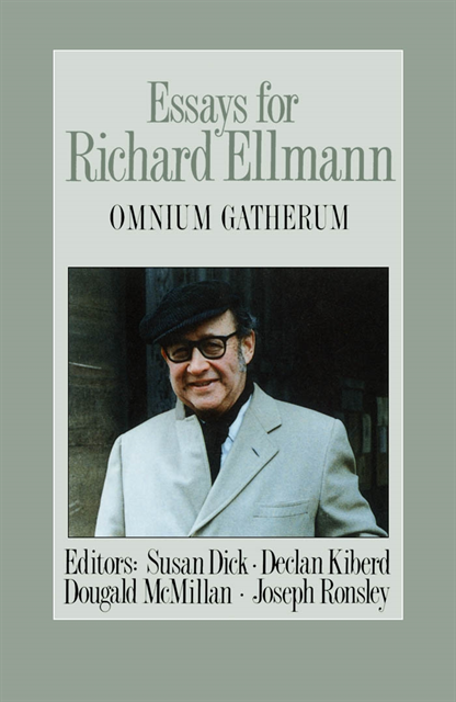 Declan Kiberd, Susan Dick - Essays for Richard Ellmann, E-bok