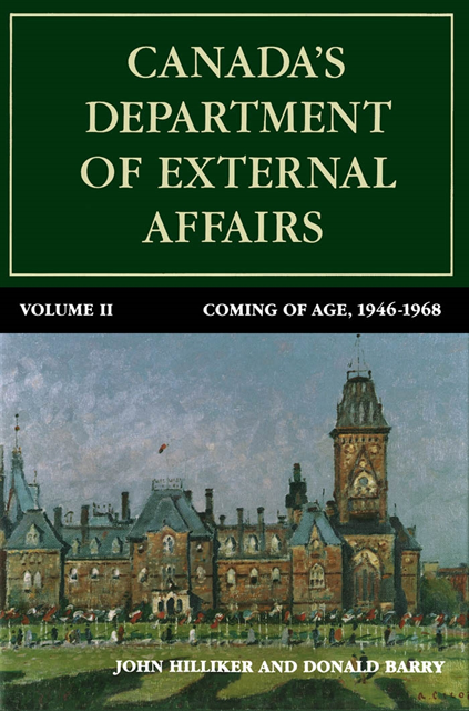 Donald Barry, John Hilliker - Canada's Department of External Affairs, Volume 2, E-bok