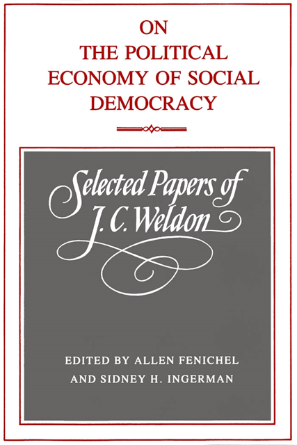 J. Weldon, Allen Fenichel - On the Political Economy of Social Democracy, E-bok