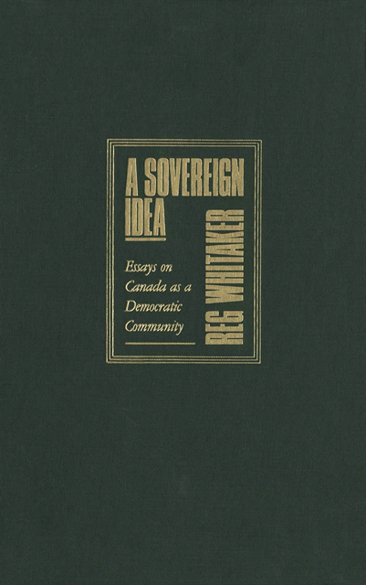 Reg Whitaker - Sovereign Idea, E-bok