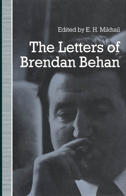 E. Mikhail - Letters of Brendan Behan, E-bok