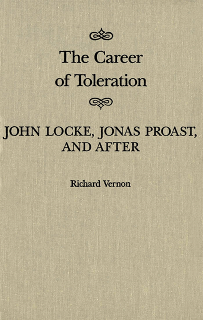 Richard Vernon - Career of Toleration, E-bok