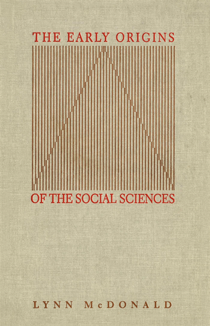 Lynn McDonald - Early Origins of the Social Sciences, E-bok