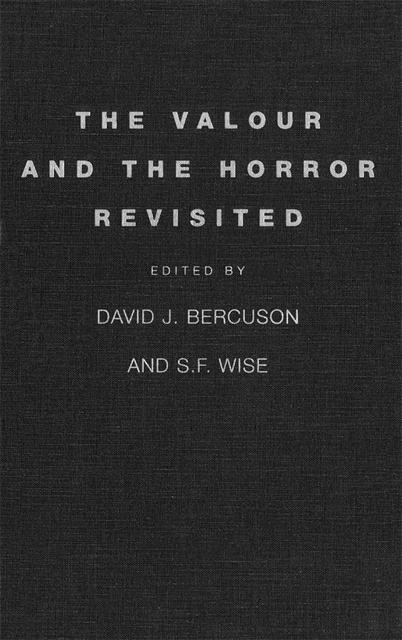 Wise, David J. Bercuson - Valour and the Horror Revisited, E-bok