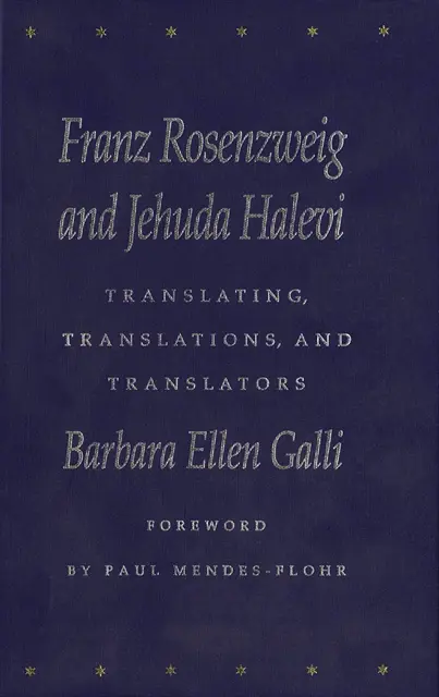 Barbara Ellen Galli - Franz Rosenzweig and Jehuda Halevi, E-bok. Tillgänglighet: Lägg i varukorg