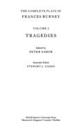 Complete Plays of Frances Burney