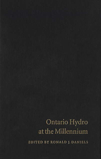 Ronald J. Daniels - Ontario Hydro at the Millennium, E-bok