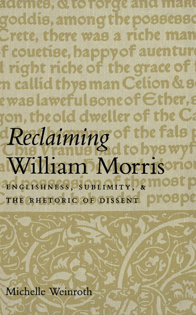 Michelle Weinroth - Reclaiming William Morris, E-bok