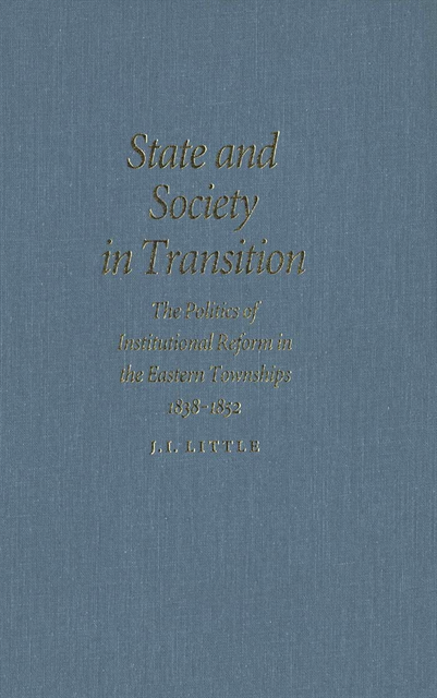 J. Little - State and Society in Transition, E-bok