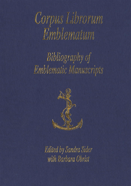 Sandra Sider - Bibliography of Emblematic Manuscripts, E-bok