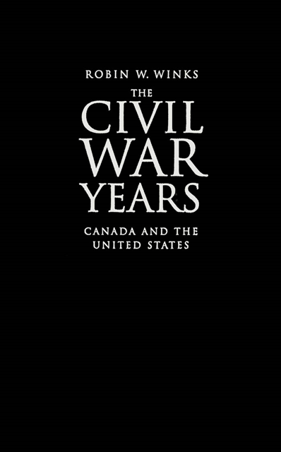 Robin W. Winks - Civil War Years, E-bok