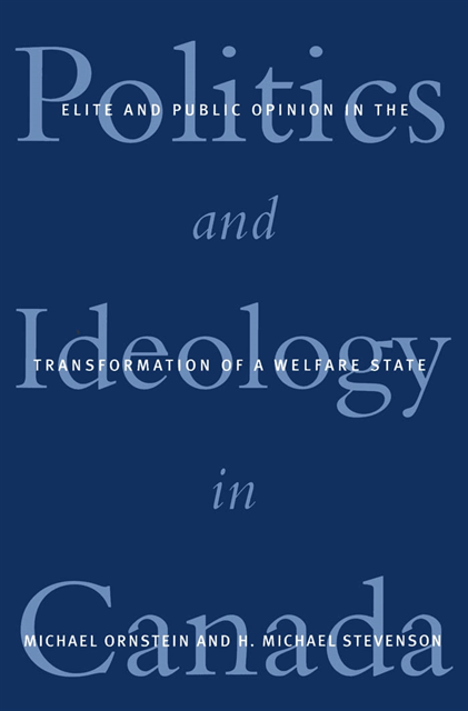 Michael Stevenson, Michael Ornstein - Politics and Ideology in Canada, E-bok