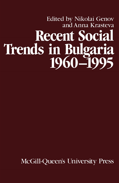 Anna Krasteva, Nikolai Genov - Recent Social Trends in Bulgaria, 1960-1995, E-bok